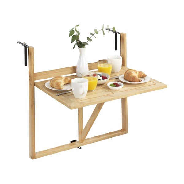 Tavolino da giardino in bambù 44x64 cm Waikiki – Wenko-image-2