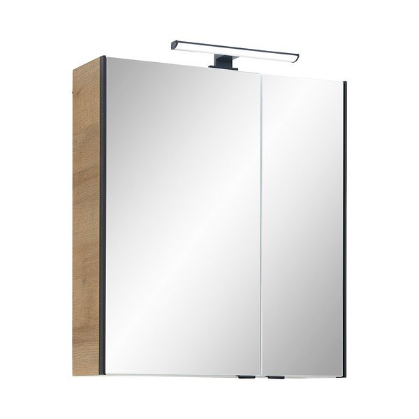 Mobile per bagno di colore naturale con effetto rovere 70x60 cm Quickset 395 – Pelipal-image-2