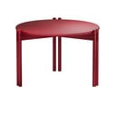 Tavolino rotondo rosso in legno di pino ø 60 cm Sticks - Karup Design