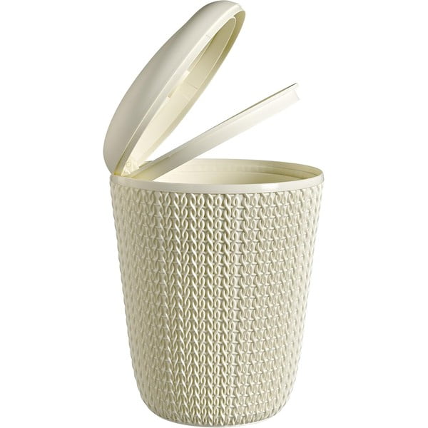 Cestino da bagno bianco , 7 l Knit - Curver-image-4