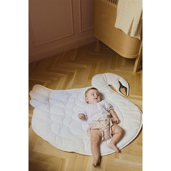 Palestrina per bambini color crema 100x110 cm Swan – Lorena Canals-image-1