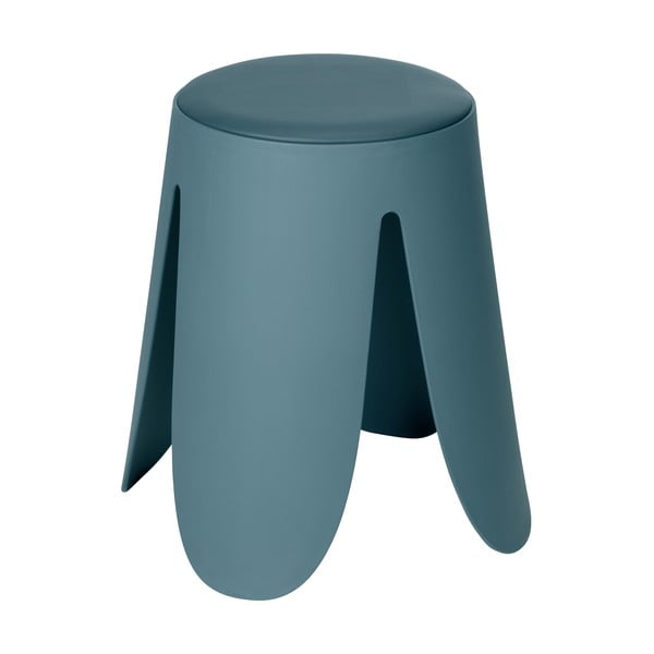 Sgabello color petrolio in plastica impilabile Comiso – Wenko