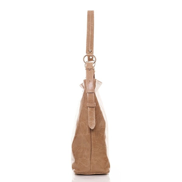 Kožená kabelka Hobo Taupe-image-1