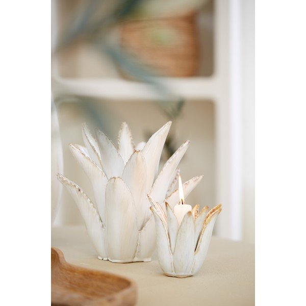 Portacandele in ceramica Cactus - Light & Living-image-1