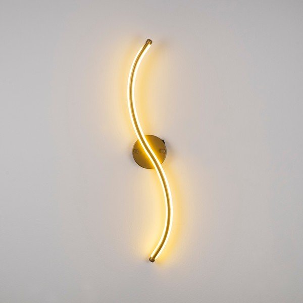 Lampada da parete a LED di colore oro Yilan - Opviq lights-image-1