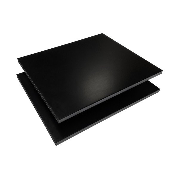 Componente nero - ripiano 2 pezzi 32x27 cm Mistral Kubus - Hammel Furniture-image-2