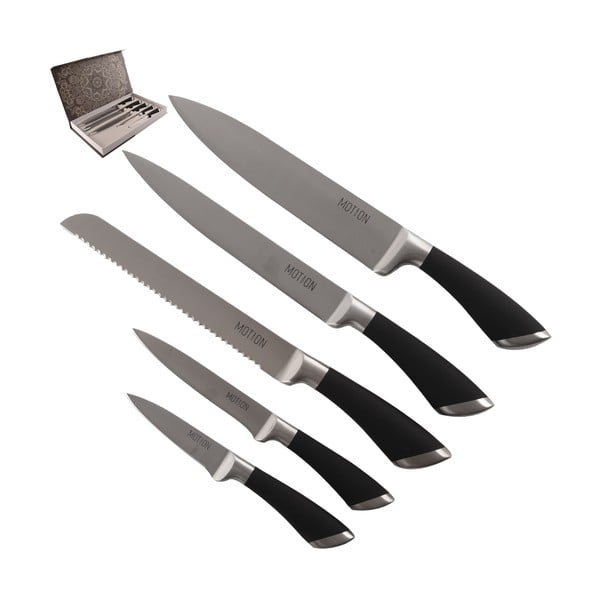 Set di 5 coltelli da cucina in acciaio inox Motion - Orion