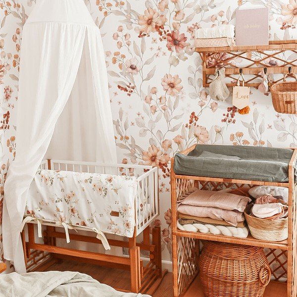 Carta da parati in tessuto non tessuto 100 cm x 280 cm Autumn Meadow - Dekornik-image-1