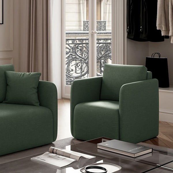 Poltrona verde Chaum – Rodier-image-3
