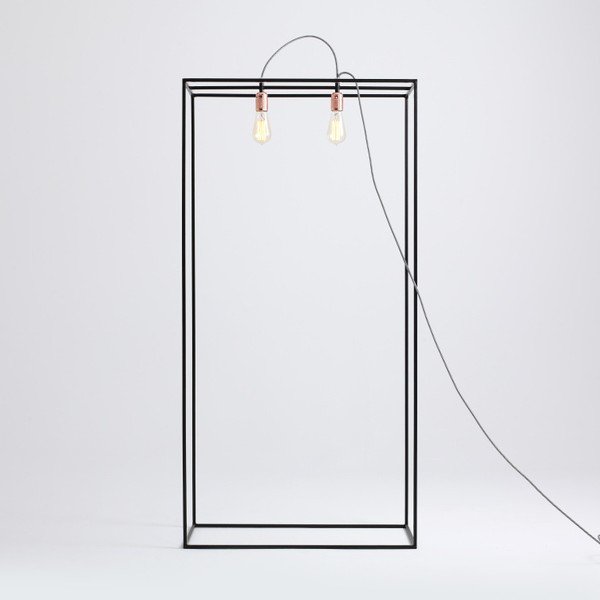 Lampada da terra nera Custom Form , larghezza 70 cm Metric - CustomForm-image-1