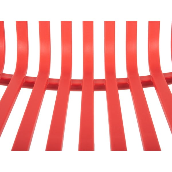 Sedia da pranzo rosso chiaro in plastica Glee – Leitmotiv-image-3