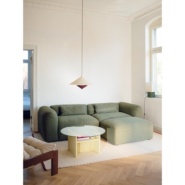 Tavolino da salotto rotondo giallo chiaro ø 85 cm Tovo – noo.ma-image-4