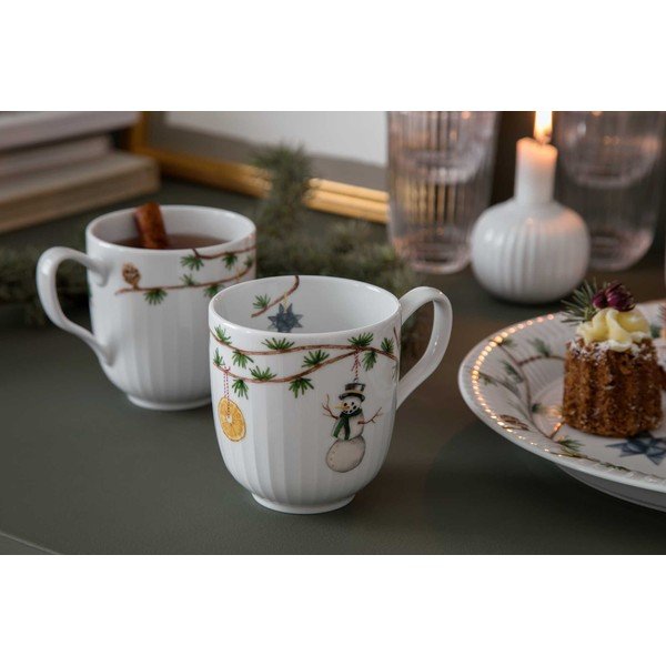 Set di 2 tazze natalizie in porcellana, 330 ml Hammershøi - Kähler Design-image-2