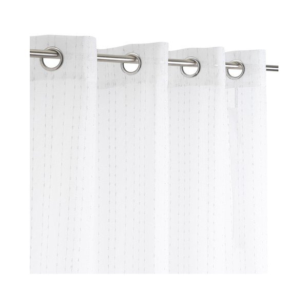 Tenda sottile bianca 140x260 cm Vertical Thread – Casa Selección-image-2
