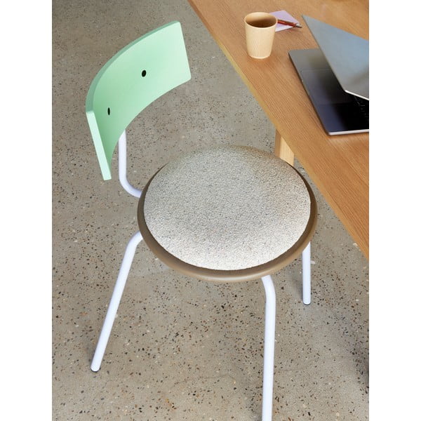 Cuscino per sedia ø 38 cm Muted - Hübsch-image-1