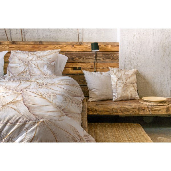 Biancheria da letto in cotone sateen , 140 x 200 cm Golden Leaves - Butter Kings-image-1