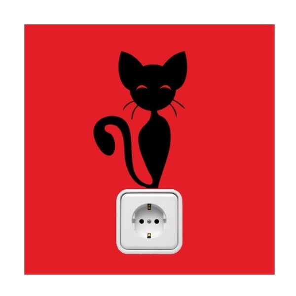 Adesivo Interrupteur Chat - Ambiance