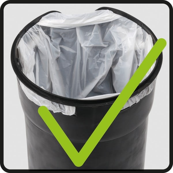 Cestino nero , 5 l Leman - Wenko-image-3