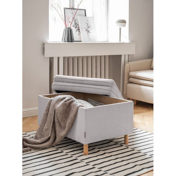 Poggiapiedi grigio chiaro Simon - Miuform-image-1