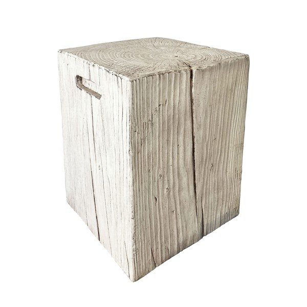 Tavolo da giardino bianco, 35 x 35 cm Ecotop - Ezeis