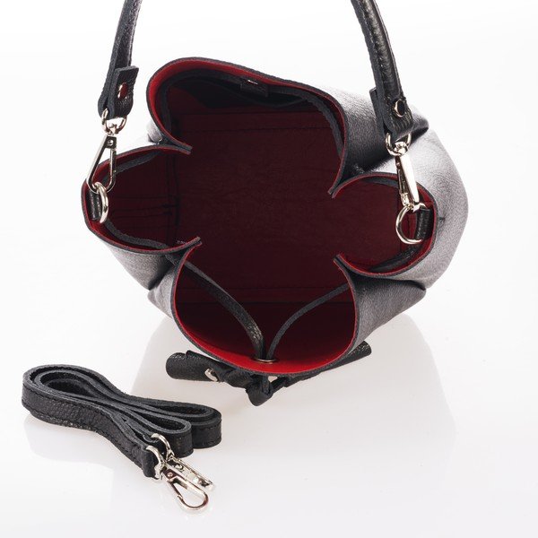 Borsa in pelle nera Acca - Giorgio Costa-image-3