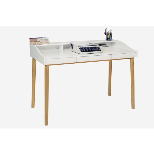 Scrivania in stile segreteria 60x120 cm Lindenhof – Woodman-image-4