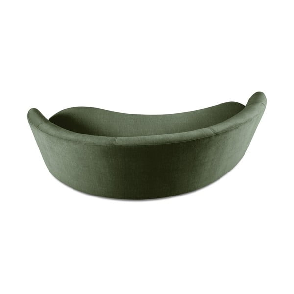 Divano asimmetrico in velluto verde, a destra Debbie - Mazzini Sofas-image-3