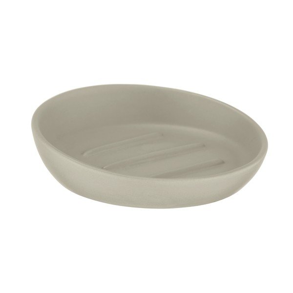 Portasapone in ceramica beige Badi - Wenko-image-1