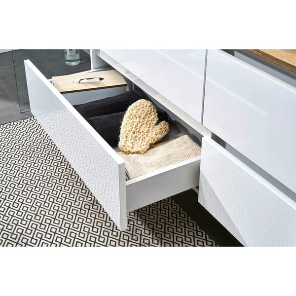 Mobile sospeso bianco senza lavello 110x53 cm Set 360 - Pelipal-image-3