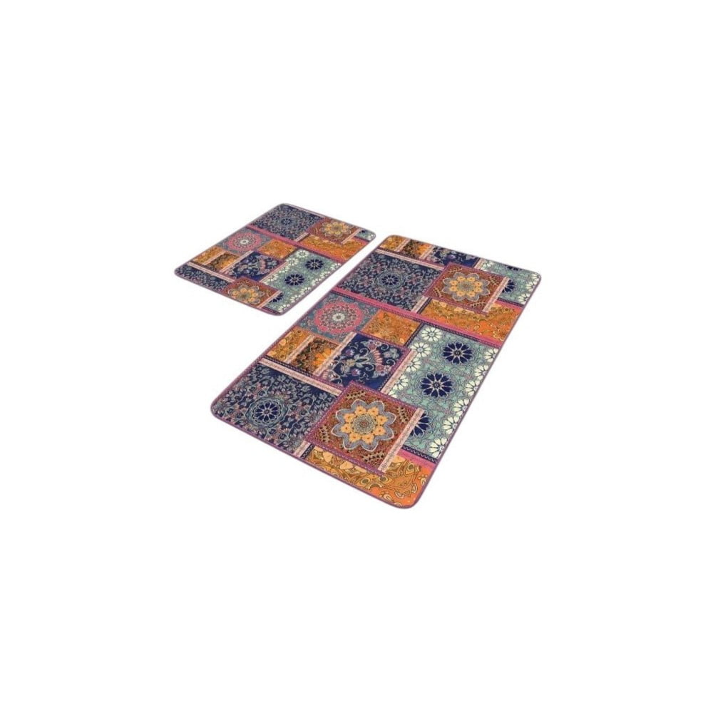 Set di tappetini per il bagno in velluto 2 pz 60x100 cm – Mila Home | Tappeti per il bagno