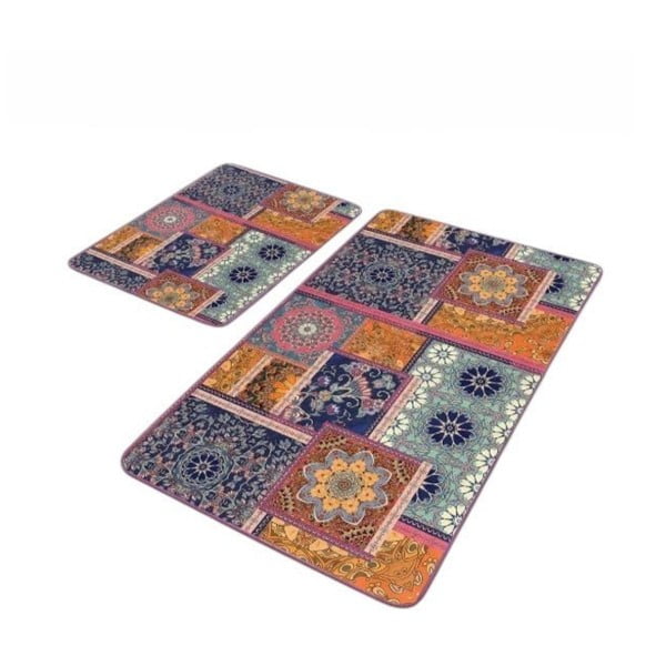 Set di tappetini per il bagno in velluto 2 pz 60x100 cm – Mila Home