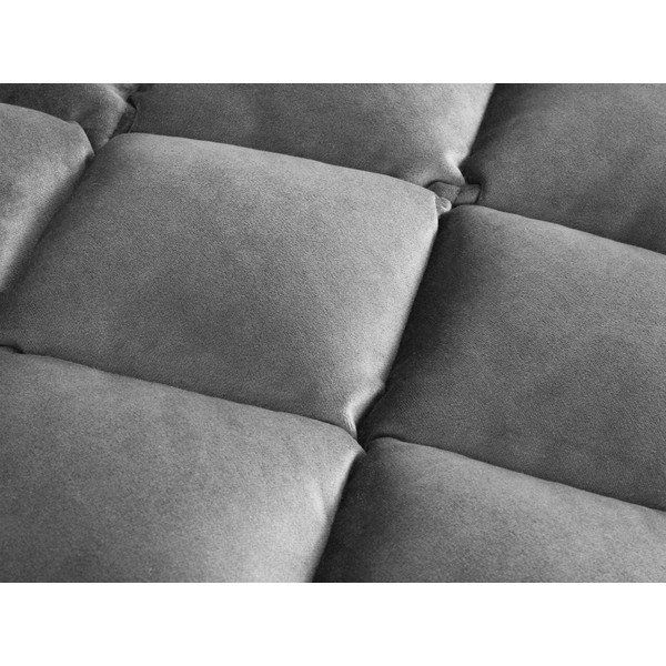 Sgabello in velluto grigio chiaro Flandrin - Interieurs 86-image-1