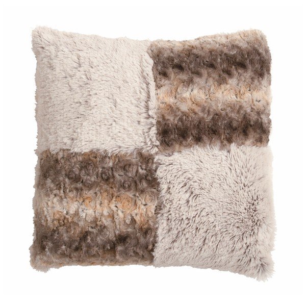 Cuscino Brown Patch, 45 x 45 cm - Tiseco Home Studio