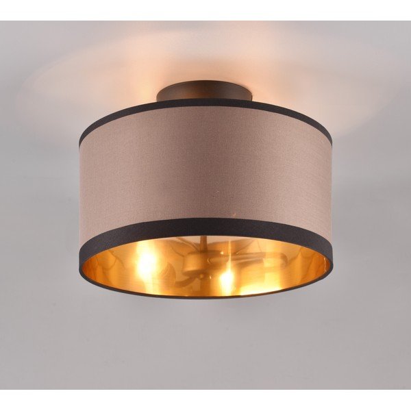 Apparecchio da soffitto nero-marrone ø 30 cm Davos - Reality-image-1