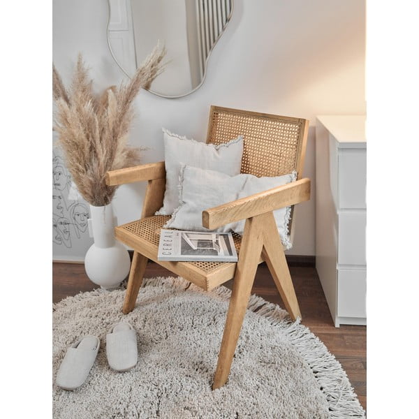 Poltrona con tessuto a maglia viennese Sissi - Westwing Collection-image-1