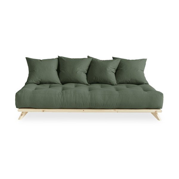 Divano Naturale Chiaro/Verde Oliva Senza - Karup Design