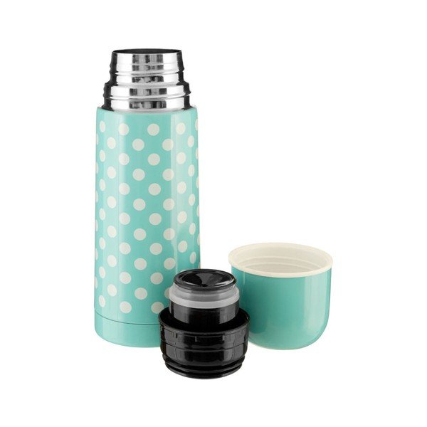 Bottiglia termica verde menta a pois, 350 ml Mimo Spot - Premier Housewares-image-1