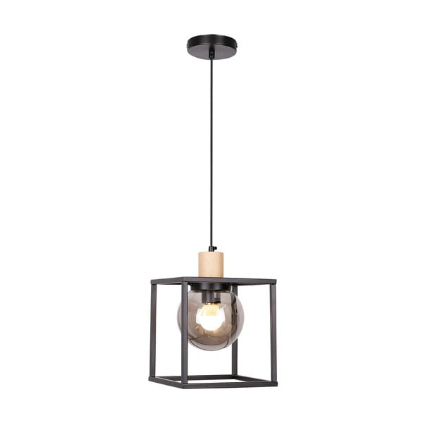 Lampada a sospensione nera 19x19 cm Retro 2 - Candellux Lighting-image-1