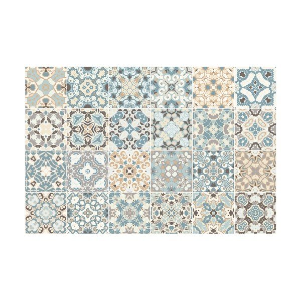 Set di 24 adesivi murali decorativi Underwater Garden, 20 x 20 cm - Ambiance-image-2