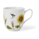 Tazza bianca in porcellana con motivo floreale 330 ml Hammershøi Summer - Kähler Design