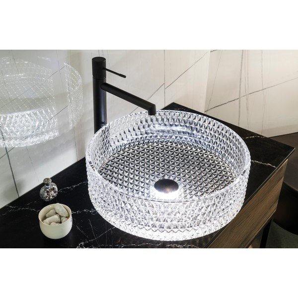 Lavabo rotondo in vetro ø 39,5 cm Maragua – Sapho-image-1