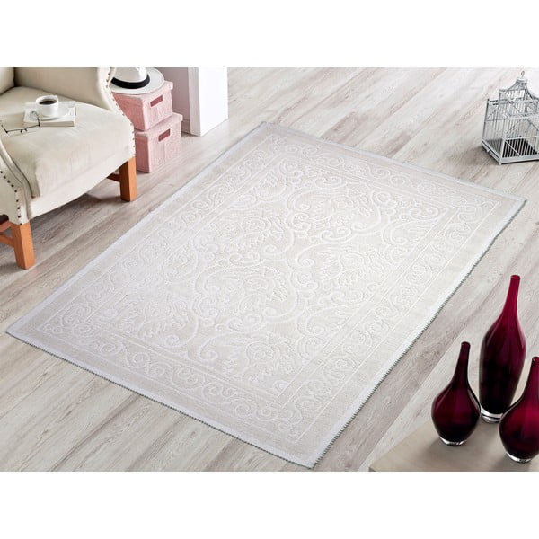 Tappeto in cotone color crema, 100 x 150 cm Osmanli - Vitaus-image-1