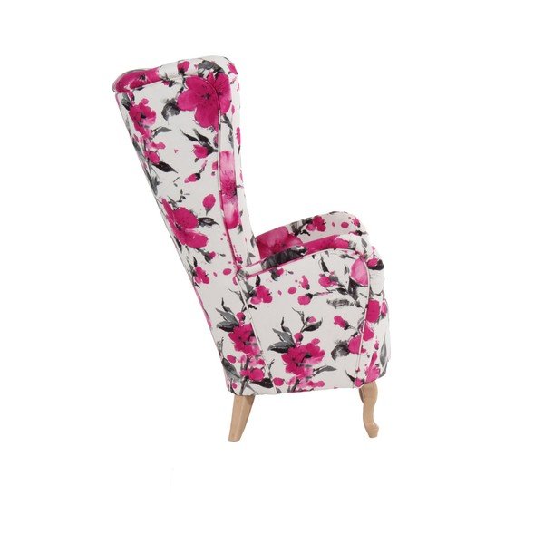 Poltrona a fiori rosa Aurora - Max Winzer-image-2