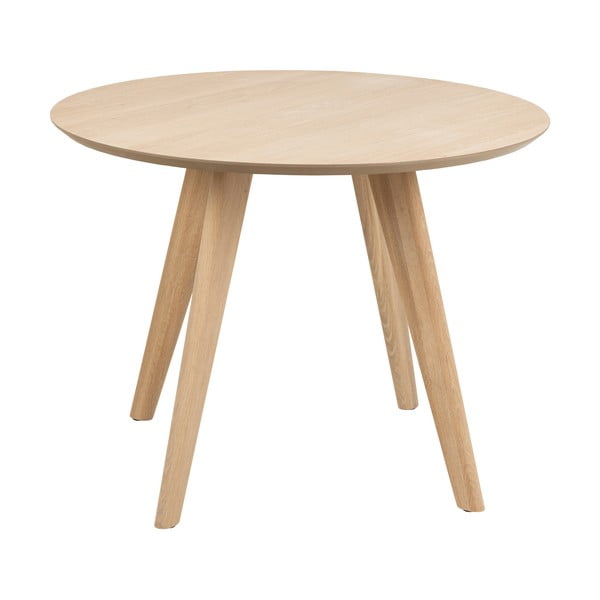 Tavolo da pranzo rotondo con piano effetto rovere ø 100 cm Townsville - Actona-image-2