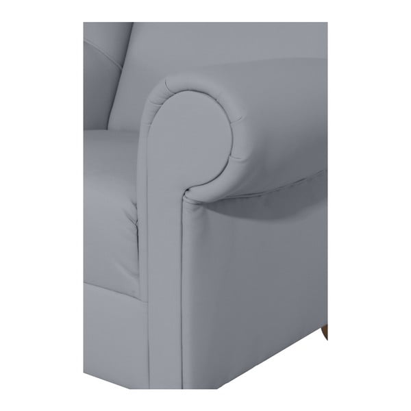 Šedé křeslo ušák Max Winzer Monarch Gray-image-2