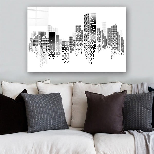 Pittura su vetro 100x70 cm Panorama - Wallity-image-1