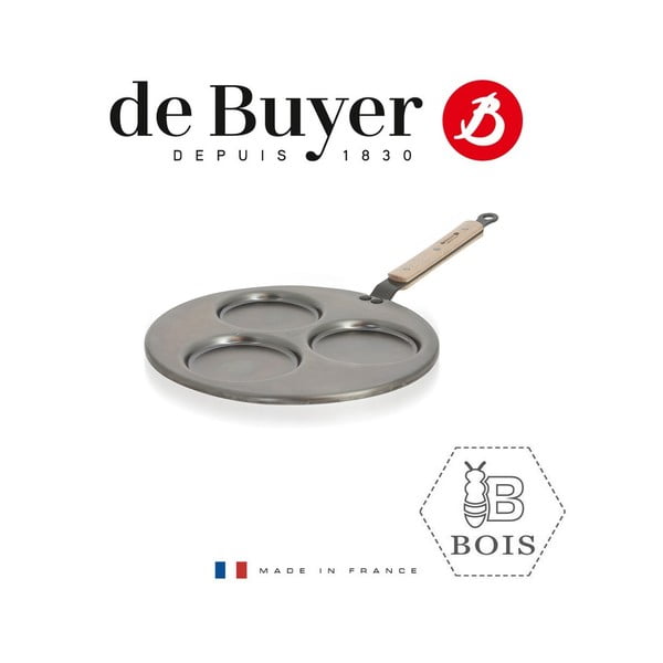 Padella in acciaio Mineral, ø 27 cm Mineral B - de Buyer-image-3