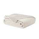 Copriletto color crema in microfibra con rivestimento trapuntato 240x260 cm Softa – Restilo