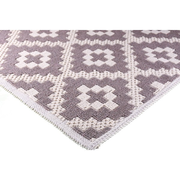 Tappeto in cotone beige, 60 x 90 cm Art - Vitaus-image-1