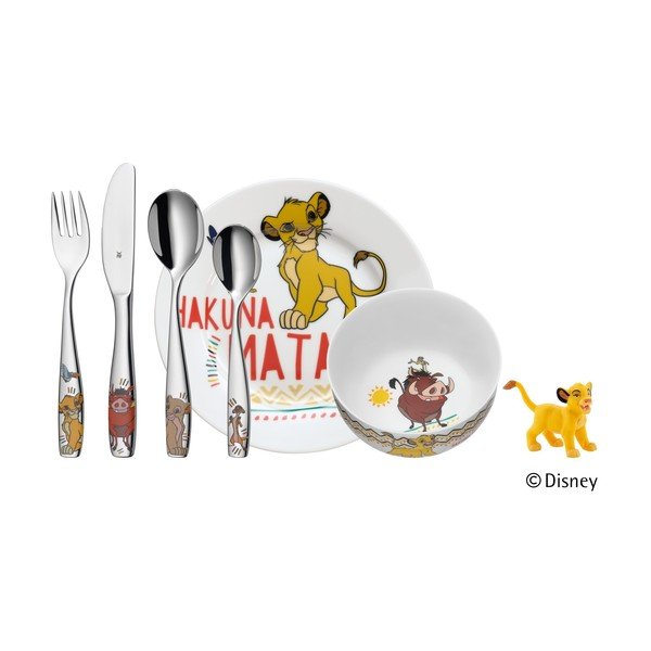 Cromargan® Re Leone: set da pranzo per bambini da 6 pezzi Lion King - WMF